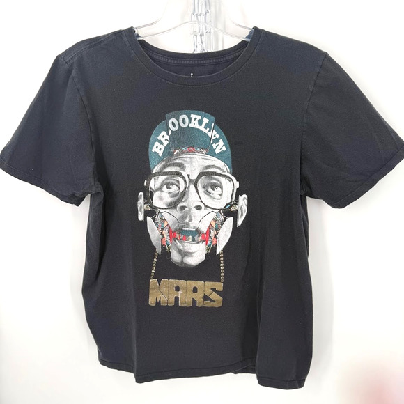 Nike Jordan Spike Lee Mars Blackmon T-Shirt Men’s L Black Brooklyn Graphic Tee - Picture 1 of 6